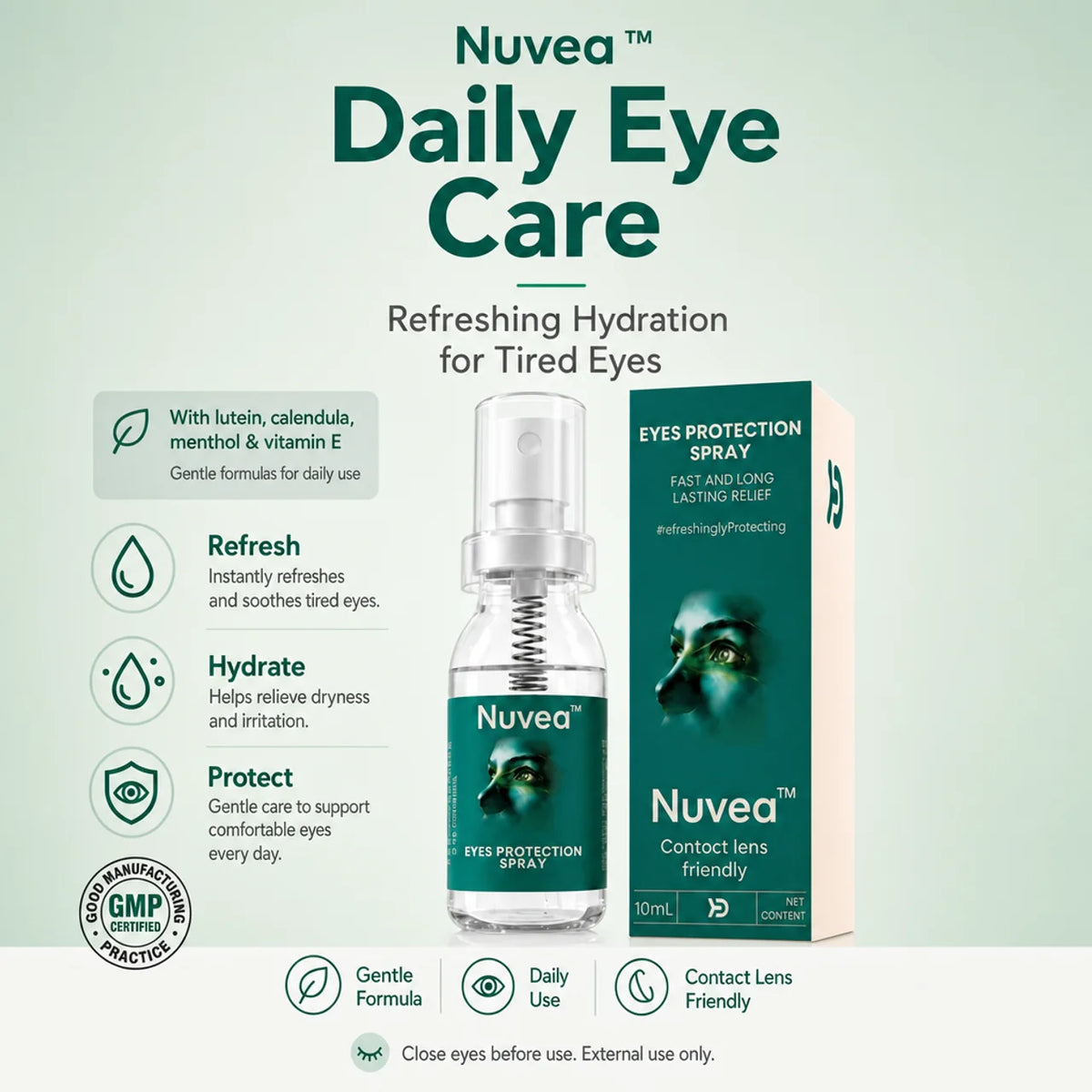 Nuvea Lutein Eye Spray